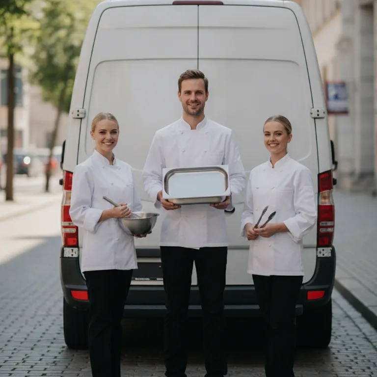 Catering Team in Fuenfhaus